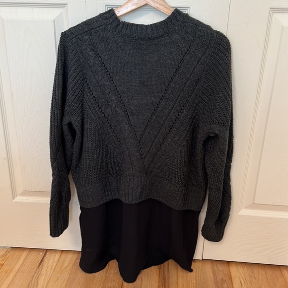 Thakoon chunky knit gray Sweater size XLarge - Picture 5 of 7